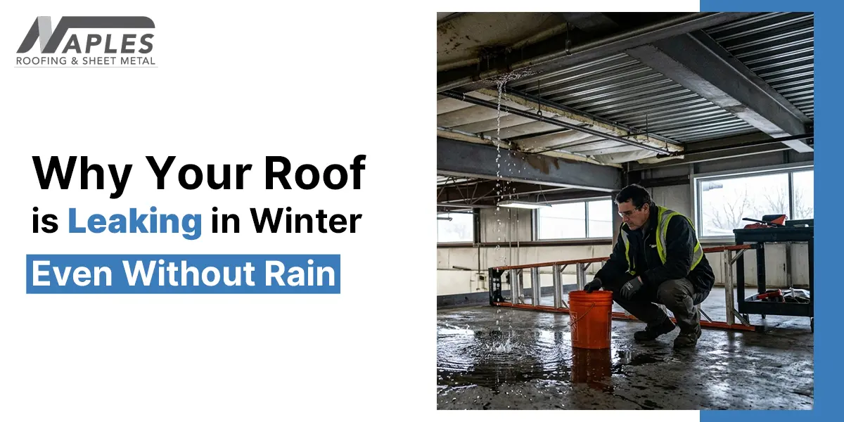 Roof is Leaking in Winter